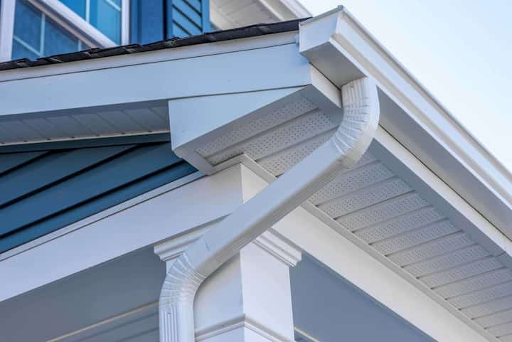 Cheap and durable vinyl gutters installation in Fredericksburg